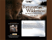 Tablet Screenshot of fortunatewilderness.com